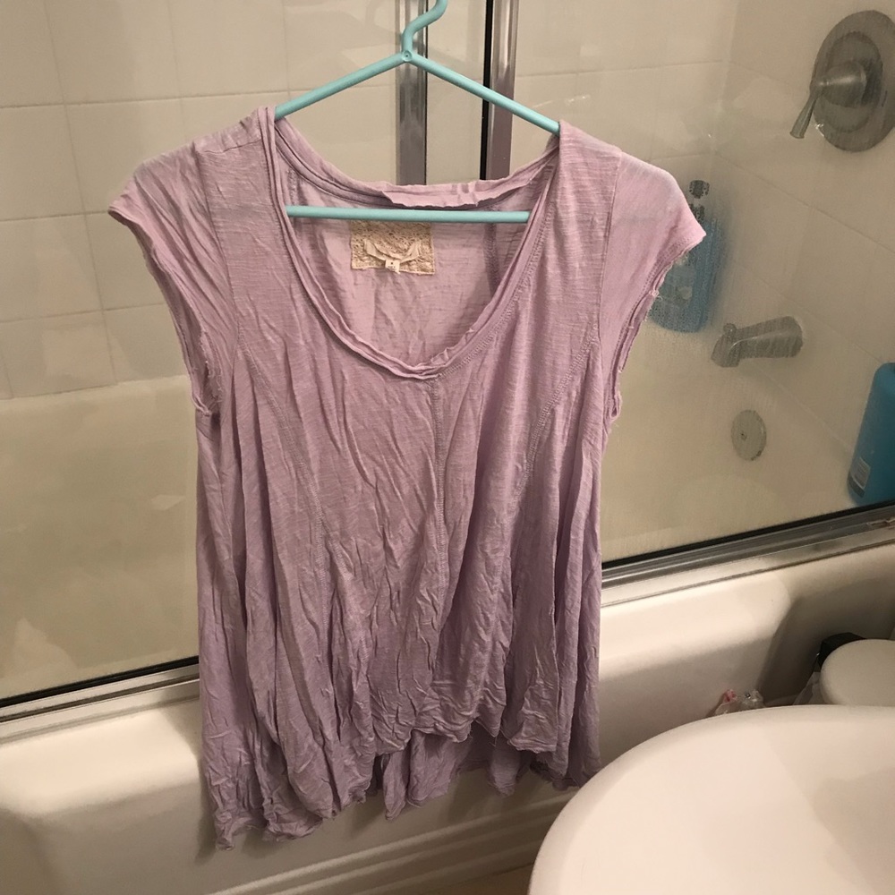Anthropologie Purple Tank